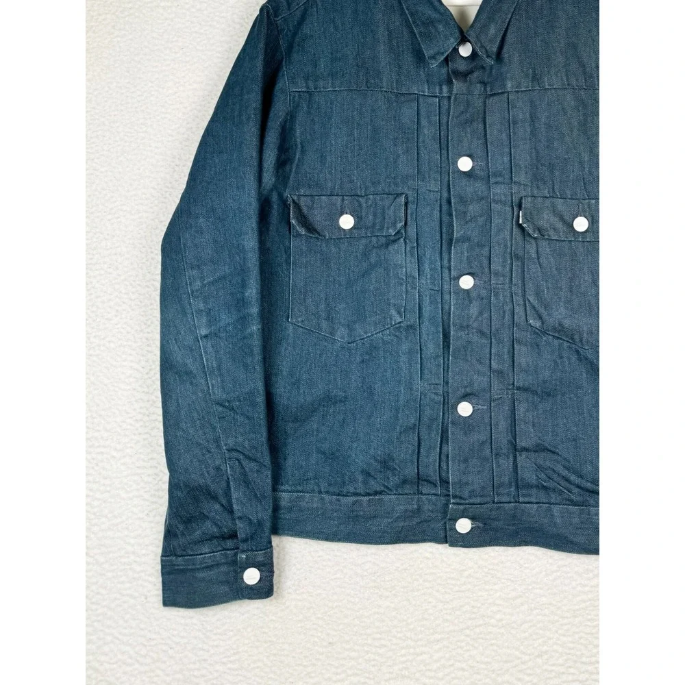 Levi's California Jacket Men's Large Blue Denim Indigo type 2